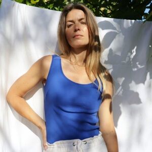 Ocean blue tank top - summer style